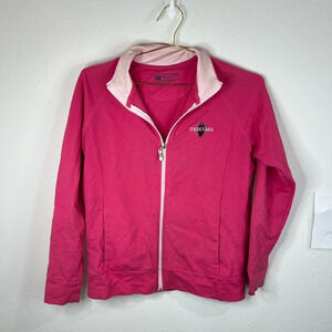 Bermuda Sands Women’s Pink Full-Zip Jacket, Size Small  Lightweight Everyday